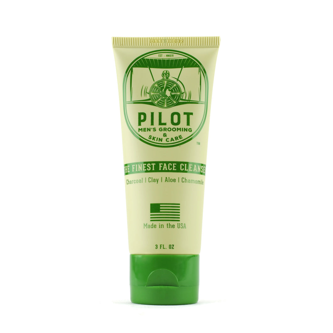 Finest Face Cleanser Wash Scrub Pilot Men's Grooming Skin Care Product