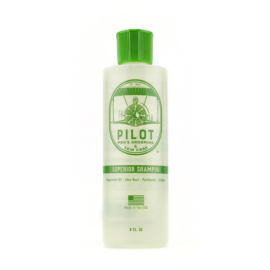 Superior Shampoo Pilot Men's Grooming Skin Care Product